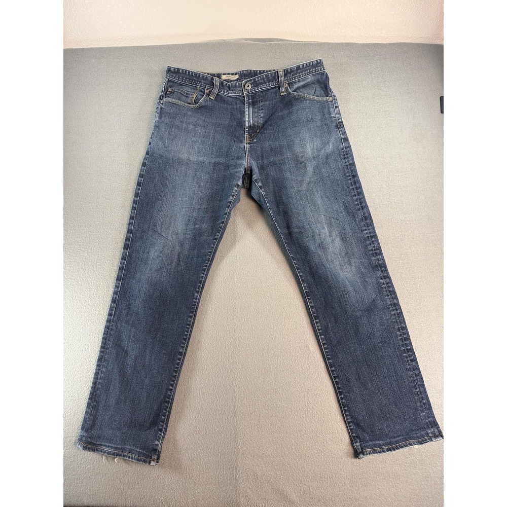 AG Adriano Goldschmied The Graduate Jeans Mens 38x32 Slim Straight Distressed